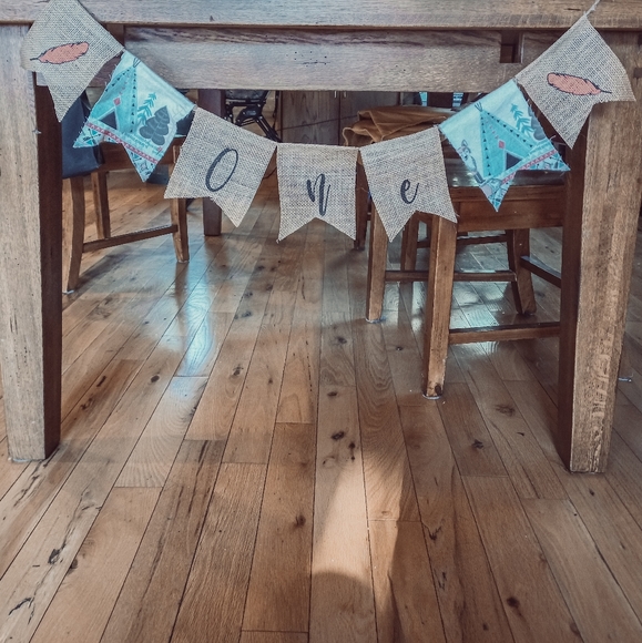 " One" 1st birthday banner - Picture 2 of 2